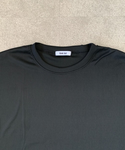 link lot（リンクロット）の「エンボスプリーツ無地ビッグシルエットTシャツ（Tシャツ/カットソー・メンズ・ブラウン/ライトグレー/ホワイト/ブラック・L/M）」の10枚目の写真