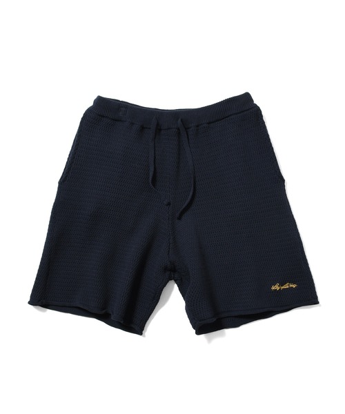 LFYT(エルエフワイティー)の「LFYT ラファイエット - RAVEN PATTERN SUMMER KNIT SHORTS サマーニットショーツ LS261301(その他パンツ・メンズ・ネイビー/アイボリー・LARGE/X-LARGE)」の1枚目の写真