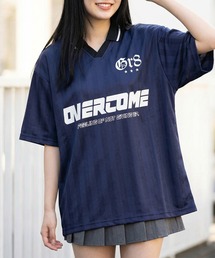 SlashDate（スラッシュデイト）の「【82】チェック カモフラ レオパード ストライプ ナンバリング ユニフォームデザイン Tシャツ ゲームシャツ ユニセックス レディース メンズ（Tシャツ/カットソー）」