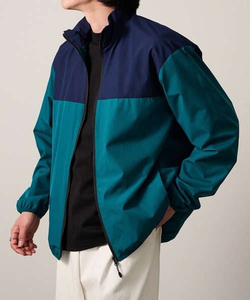 HAUS（ハウス）の「【HAUS】ALL WEATHER裏メッシュスタンドブルゾン 9452001A（ナイロンジャケット・メンズ・チャコールグレー/グレー/アイボリー/ブラック/カーキ/ネイビー・M/L/LL）」の6枚目の写真