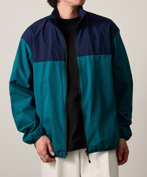 HAUS（ハウス）の「【HAUS】ALL WEATHER裏メッシュスタンドブルゾン 9452001A（ナイロンジャケット・メンズ・チャコールグレー/グレー/アイボリー/ブラック/カーキ/ネイビー・M/L/LL）」の8枚目の写真