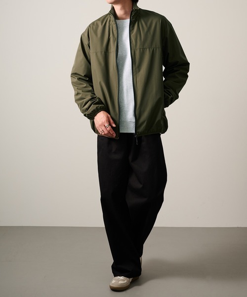 HAUS（ハウス）の「【HAUS】ALL WEATHER裏メッシュスタンドブルゾン 9452001A（ナイロンジャケット・メンズ・チャコールグレー/グレー/アイボリー/ブラック/カーキ/ネイビー・M/L/LL）」の10枚目の写真