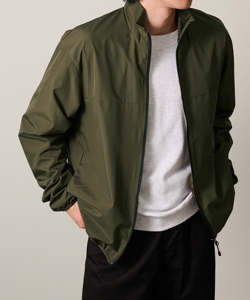 HAUS（ハウス）の「【HAUS】ALL WEATHER裏メッシュスタンドブルゾン 9452001A（ナイロンジャケット・メンズ・チャコールグレー/グレー/アイボリー/ブラック/カーキ/ネイビー・M/L/LL）」の14枚目の写真