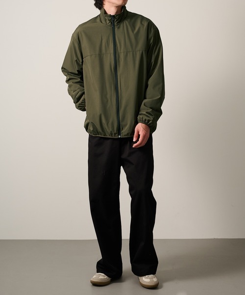 HAUS（ハウス）の「【HAUS】ALL WEATHER裏メッシュスタンドブルゾン 9452001A（ナイロンジャケット・メンズ・チャコールグレー/グレー/アイボリー/ブラック/カーキ/ネイビー・M/L/LL）」の11枚目の写真