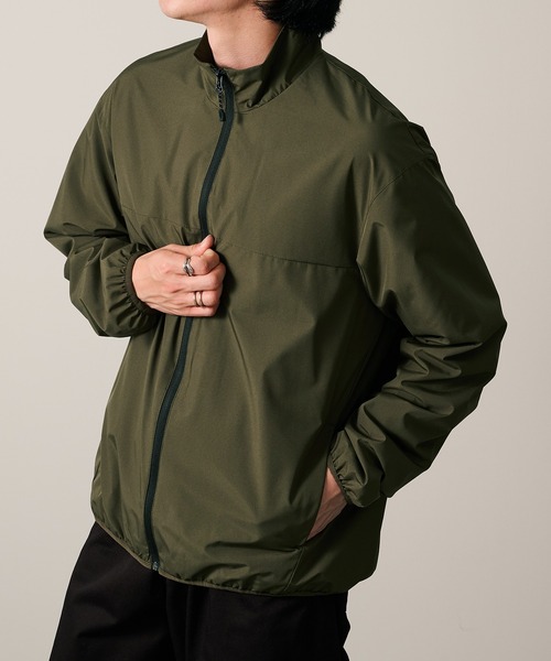 HAUS（ハウス）の「【HAUS】ALL WEATHER裏メッシュスタンドブルゾン 9452001A（ナイロンジャケット・メンズ・チャコールグレー/グレー/アイボリー/ブラック/カーキ/ネイビー・M/L/LL）」の15枚目の写真