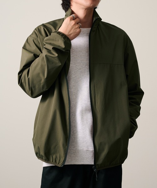HAUS（ハウス）の「【HAUS】ALL WEATHER裏メッシュスタンドブルゾン 9452001A（ナイロンジャケット・メンズ・チャコールグレー/グレー/アイボリー/ブラック/カーキ/ネイビー・M/L/LL）」の13枚目の写真