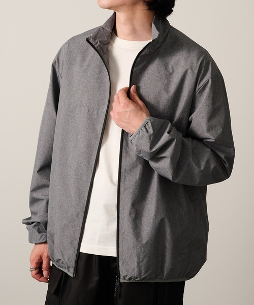 HAUS（ハウス）の「【HAUS】ALL WEATHER裏メッシュスタンドブルゾン 9452001A（ナイロンジャケット・メンズ・チャコールグレー/グレー/アイボリー/ブラック/カーキ/ネイビー・M/L/LL）」の20枚目の写真