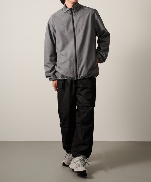 HAUS（ハウス）の「【HAUS】ALL WEATHER裏メッシュスタンドブルゾン 9452001A（ナイロンジャケット・メンズ・チャコールグレー/グレー/アイボリー/ブラック/カーキ/ネイビー・M/L/LL）」の18枚目の写真