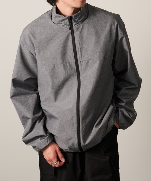 HAUS（ハウス）の「【HAUS】ALL WEATHER裏メッシュスタンドブルゾン 9452001A（ナイロンジャケット・メンズ・チャコールグレー/グレー/アイボリー/ブラック/カーキ/ネイビー・M/L/LL）」の21枚目の写真