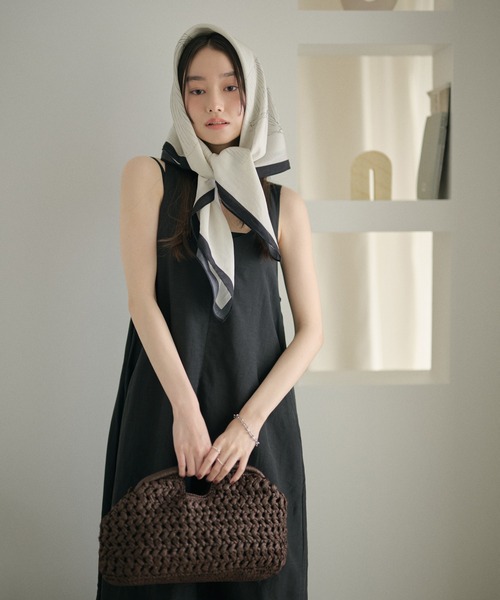 LAULEN(ローレン)の「cocoon sleeveless dress /コクーンシルエットノースリーブワンピース(ワンピース・レディース・ネイビー/ベージュ・FREE)」の21枚目の写真