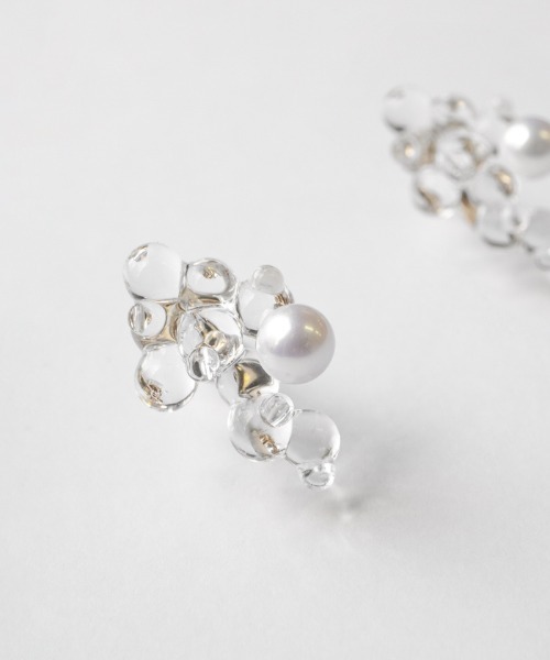 HARIO Lampwork Factory(ハリオランプワークファクトリー)の「イヤリング ポラリス FP(イヤリング・レディース・クリア・FREE)」の8枚目の写真
