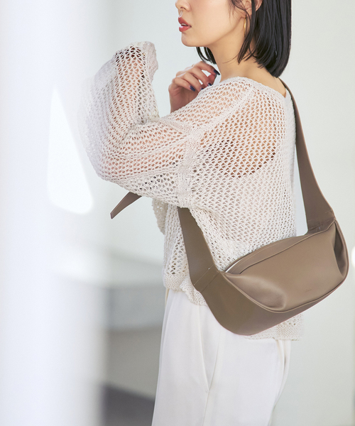 Noble(ノーブル)の「Waa. Studios/ワースタジオ BAA BAG(ショルダーバッグ・レディース・ホワイト/ベージュ・FREE)」の3枚目の写真
