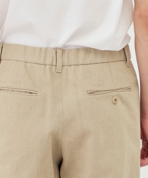 GALERIE VIE(ギャルリー ヴィー)の「ダストフェードツイル イージーツータックパンツ(その他パンツ・メンズ・ベージュ・46/44)」の7枚目の写真