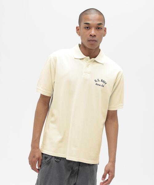 AVIREX(アヴィレックス)の「EMB POLO SHIRT "SEAL" / 刺しゅう ポロシャツ アザラシ / AVIREX / アヴィレックス(ポロシャツ・メンズ・チャコールグレー/オレンジ/ホワイト・XL/M/2XL/L)」の4枚目の写真