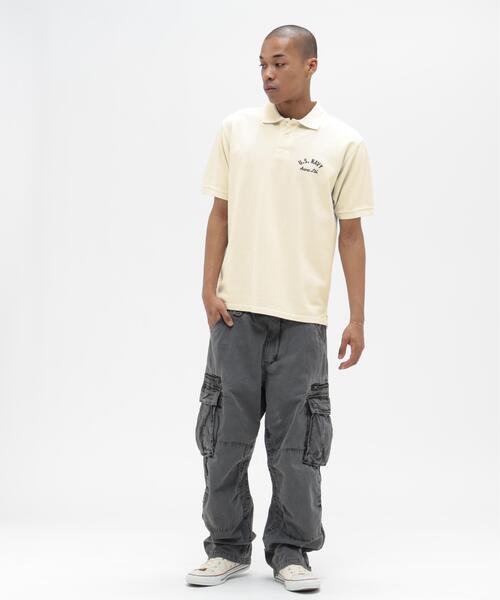 AVIREX(アヴィレックス)の「EMB POLO SHIRT "SEAL" / 刺しゅう ポロシャツ アザラシ / AVIREX / アヴィレックス(ポロシャツ・メンズ・チャコールグレー/オレンジ/ホワイト・XL/M/2XL/L)」の6枚目の写真