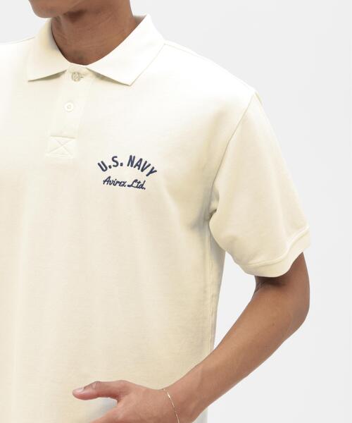 AVIREX(アヴィレックス)の「EMB POLO SHIRT "SEAL" / 刺しゅう ポロシャツ アザラシ / AVIREX / アヴィレックス(ポロシャツ・メンズ・チャコールグレー/オレンジ/ホワイト・XL/M/2XL/L)」の10枚目の写真