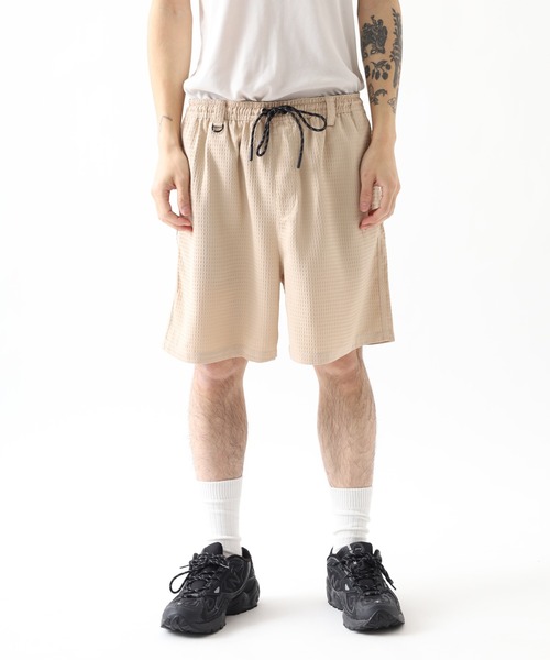 FLASH PACKER(フラッシュパッカー)の「ワッフル・ショーツ(その他パンツ・メンズ・ベージュ/グリーン/ブラック・XL/L/M)」の4枚目の写真