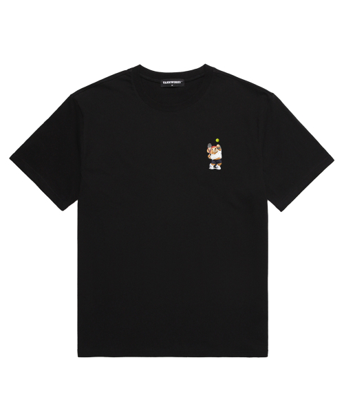 VANNWORKS(バンワークス)の「TENNIS BEAR オーバーサイズ 半袖Tシャツ (VNDTS241) ブラック(Tシャツ/カットソー・レディース・その他・LARGE/MEDIUM/SMALL/X-LARGE/XX-LARGE)」の1枚目の写真