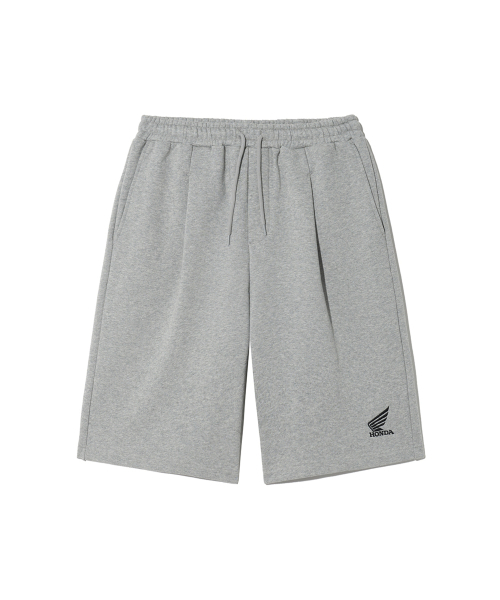 PHYPS MOTORCYCLE(フィップスモーターサイクル)の「Honda Original Wing logo Bermuda Sweat Pants_Gray(その他パンツ・レディース・その他・SMALL/MEDIUM/LARGE/X-LARGE)」の1枚目の写真