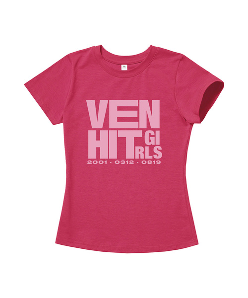 VENHIT(ベンヒット)の「VH GIRLS スリムフィット半袖Tシャツ(Tシャツ/カットソー・レディース・ミント/ネイビー/ホワイト/ピンク/ブラウン/ブラック・SMALL/MEDIUM/LARGE)」の6枚目の写真
