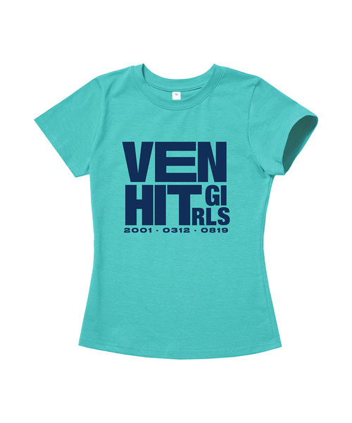 VENHIT(ベンヒット)の「VH GIRLS スリムフィット半袖Tシャツ(Tシャツ/カットソー・レディース・ミント/ネイビー/ホワイト/ピンク/ブラウン/ブラック・SMALL/MEDIUM/LARGE)」の4枚目の写真