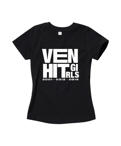 VENHIT(ベンヒット)の「VH GIRLS スリムフィット半袖Tシャツ(Tシャツ/カットソー・レディース・ミント/ネイビー/ホワイト/ピンク/ブラウン/ブラック・SMALL/MEDIUM/LARGE)」の2枚目の写真