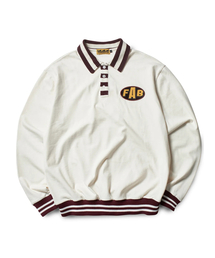 GARMENTS FAB（ガーメンツファブ）の「Stripe Patch Rugby Shirts (IVORY)（ポロシャツ）」