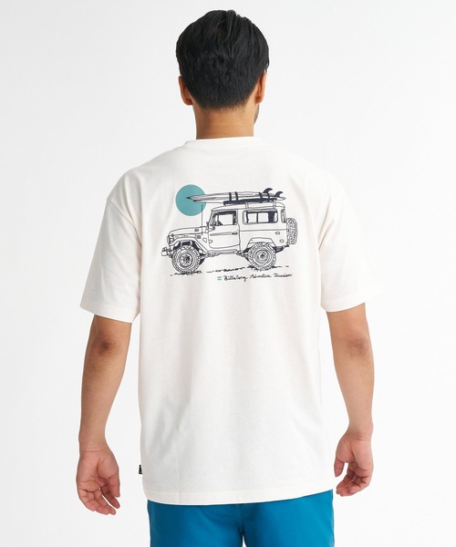 BILLABONG(ビラボン)の「BILLABONG メンズ MAKING TRACKS Tシャツ 【2026年夏モデル】(Tシャツ/カットソー・メンズ・オフホワイト/ブラック・MEDIUM/LARGE/X-LARGE)」の2枚目の写真