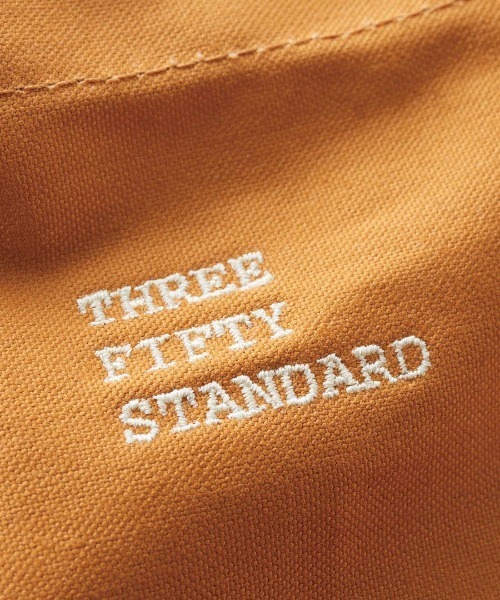THREE FIFTY STANDARD（スリーフィフティースタンダード）の「ＴＨＲＥＥ　ＦＩＦＴＹ　ＳＴＡＮＤＡＲＤ　キャンバス素材のショルダー付きトートバッグ〈パンプキン〉（トートバッグ・レディース・オレンジ・ONE SIZE）」の9枚目の写真