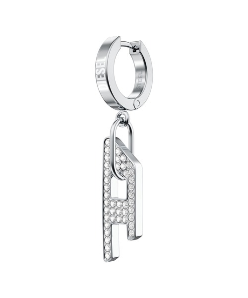 DIESEL(ディーゼル)の「ディーゼル アクセサリー ユニセックス ピアス シルバー DX1706040(ピアス(片耳用)・メンズ・シルバー・FREE)」の3枚目の写真