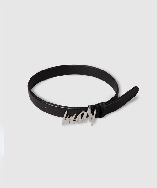 HOLIDAY（ホリデイ）の「HOLIDAY BUCKLE LEATHER BELT ホリデイバックルレザーベルト（ベルト・レディース・ブラック×ゴールド/ブラック×シルバー・ONE SIZE）」の3枚目の写真
