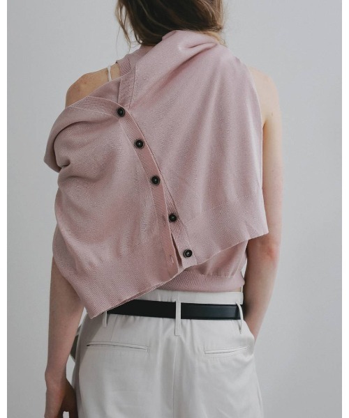 anuke(アンヌーク)の「Highgauge Sheer Cardigan 62610522(ニット/セーター・メンズ・グレイッシュベージュ/ブラウン/ピンク・FREE)」の6枚目の写真