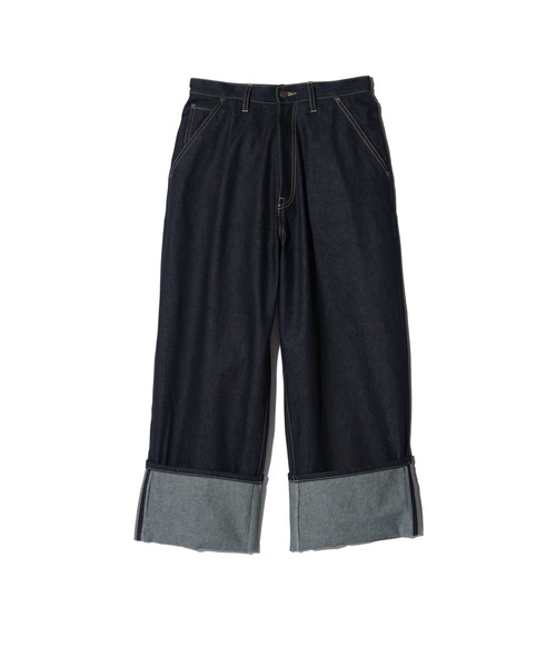 glamb(グラム)の「Roll Up Baggy Denim / ロールアップバギーデニム(デニムパンツ・メンズ・ブラック/インディゴブルー・S/M/L)」の8枚目の写真
