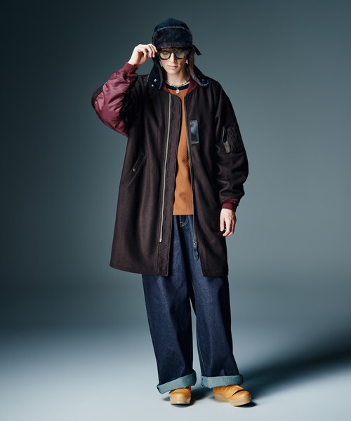 glamb(グラム)の「Roll Up Baggy Denim / ロールアップバギーデニム(デニムパンツ・メンズ・ブラック/インディゴブルー・S/M/L)」の17枚目の写真