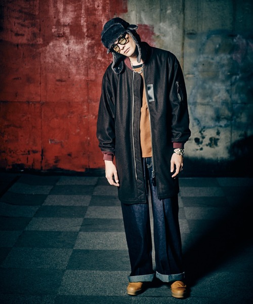 glamb(グラム)の「Roll Up Baggy Denim / ロールアップバギーデニム(デニムパンツ・メンズ・ブラック/インディゴブルー・S/M/L)」の21枚目の写真