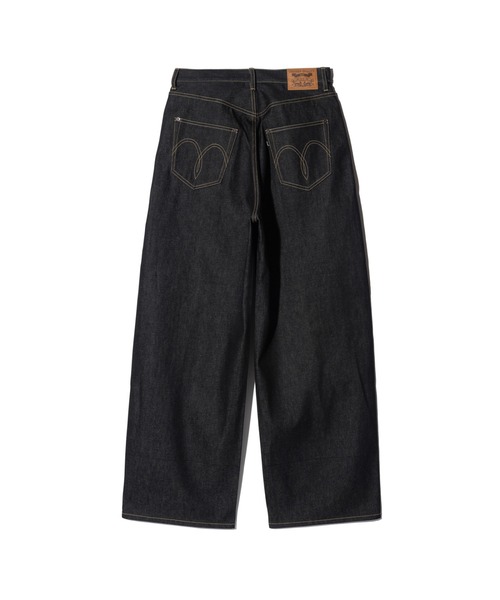 glamb(グラム)の「Roll Up Baggy Denim / ロールアップバギーデニム(デニムパンツ・メンズ・ブラック/インディゴブルー・S/M/L)」の6枚目の写真