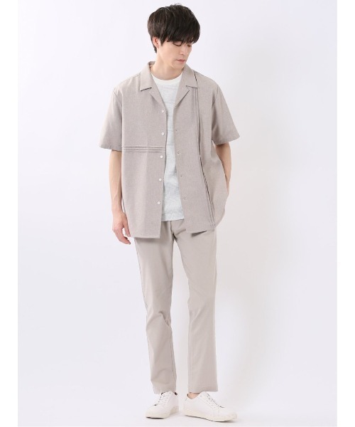 m.f.editorial(エムエフエディトリアル)の「【ストレッチ 接触冷感】m.f.エディトリアル メンズ トラウザー パンツ ピケ(チノパンツ・メンズ・ネイビー/ベージュ・MEDIUM/LARGE/S/3L)」の7枚目の写真