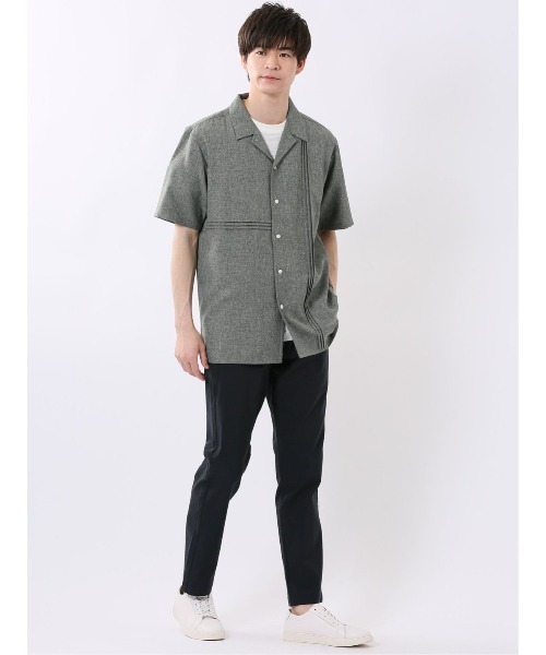 m.f.editorial(エムエフエディトリアル)の「【ストレッチ 接触冷感】m.f.エディトリアル メンズ トラウザー パンツ ピケ(チノパンツ・メンズ・ネイビー/ベージュ・MEDIUM/LARGE/S/3L)」の18枚目の写真