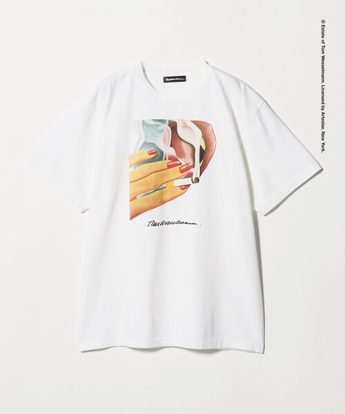 セール】＜Tom Wesselmann × BEAUTY&YOUTH＞CIGARETTES プリント T