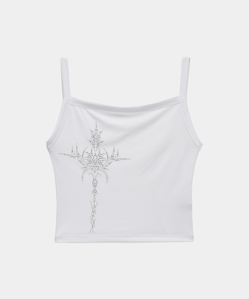 ETRE AU SOMMET(エトレオソメ)の「Cross Hotfix Backless Sleeve (White)(Tシャツ/カットソー・レディース・ホワイト・FREE)」の7枚目の写真