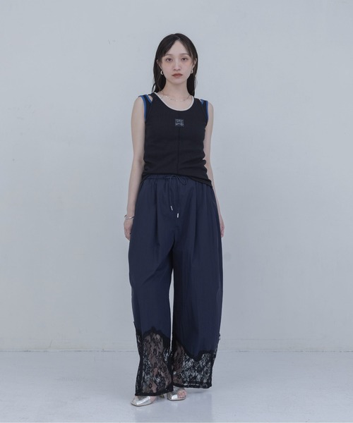Eimee Law(エイミーロウ)の「レイヤードライクタンクトップ(タンクトップ・レディース・ブラック/ネイビー/オフホワイト・FREE)」の17枚目の写真