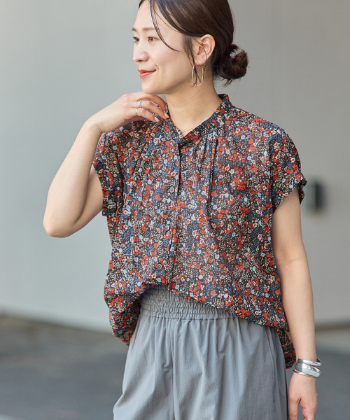 JOURNAL STANDARD(ジャーナルスタンダード)の「《追加3》80ローンタックボリュームシャツ(シャツ/ブラウス・レディース・ブラック/イエロー/レッド・FREE)」の3枚目の写真