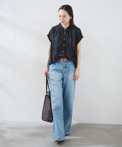 JOURNAL STANDARD(ジャーナルスタンダード)の「《追加3》80ローンタックボリュームシャツ(シャツ/ブラウス・レディース・ブラック/イエロー/レッド・FREE)」の10枚目の写真