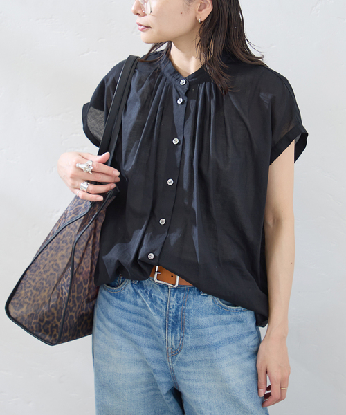 JOURNAL STANDARD(ジャーナルスタンダード)の「《追加3》80ローンタックボリュームシャツ(シャツ/ブラウス・レディース・ブラック/イエロー/レッド・FREE)」の22枚目の写真