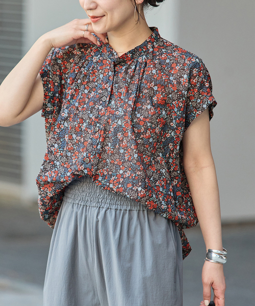 JOURNAL STANDARD(ジャーナルスタンダード)の「《追加3》80ローンタックボリュームシャツ(シャツ/ブラウス・レディース・ブラック/イエロー/レッド・FREE)」の14枚目の写真