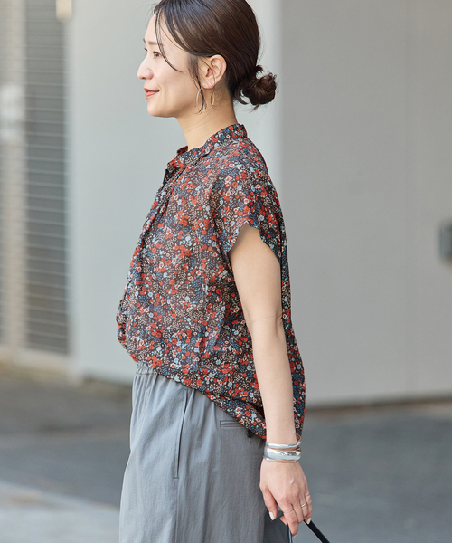 JOURNAL STANDARD(ジャーナルスタンダード)の「《追加3》80ローンタックボリュームシャツ(シャツ/ブラウス・レディース・ブラック/イエロー/レッド・FREE)」の11枚目の写真