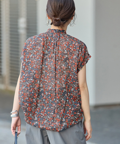 JOURNAL STANDARD(ジャーナルスタンダード)の「《追加3》80ローンタックボリュームシャツ(シャツ/ブラウス・レディース・ブラック/イエロー/レッド・FREE)」の10枚目の写真