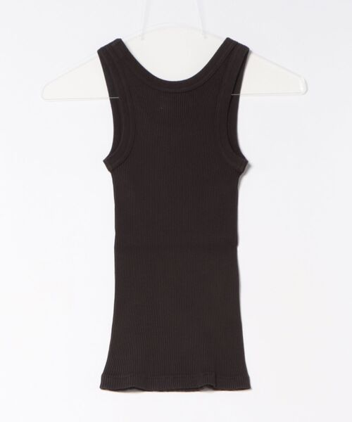 TODAYFUL（トゥデイフル）の「[TODAYFUL/トゥデイフル]Useful Seamless Rib Tanktop（タンクトップ・レディース・ダークブラウン・FREE）」の3枚目の写真