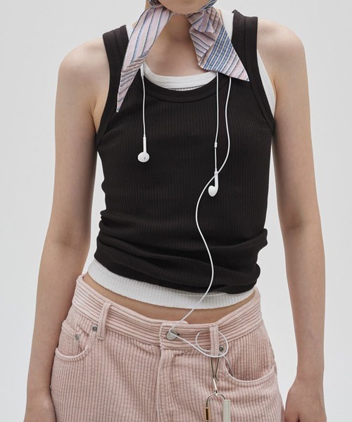 TODAYFUL/トゥデイフル]Useful Seamless Rib Tanktop（タンクトップ