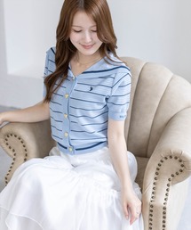 U.S. POLO ASSN. | 【U.S. POLO ASSN.】clear 別注 マリンニットトップス(ニット/セーター)